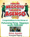 Panalong Negosyo Pangarap na Asenso 11th Weekly Draw